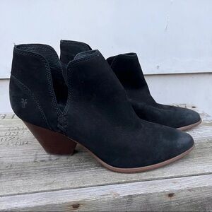 Frye Dark Heeled Ankle Boots